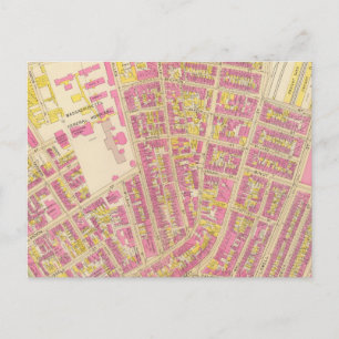 Cartão Postal Mapa de Boston 20