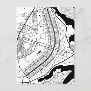 Cartão Postal Mapa de Brasília Brasil