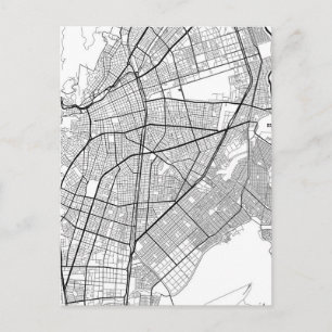 Cartão Postal Mapa de Cali Colômbia