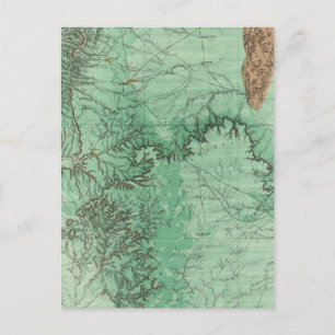 Cartão Postal Mapa de Classificação de Terras do Novo México