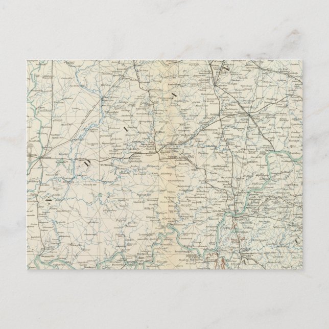 Cartão Postal Mapa de genes XVI (Frente)