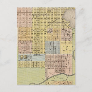 Cartão Postal Mapa de Hastings, Dakota County, Minnesota