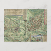 Mapa de Jerusalém, de Civitates Orbis Terrarum
