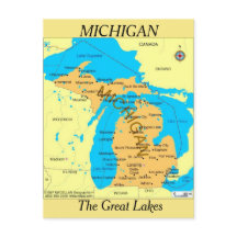 Mapa de Michigan State