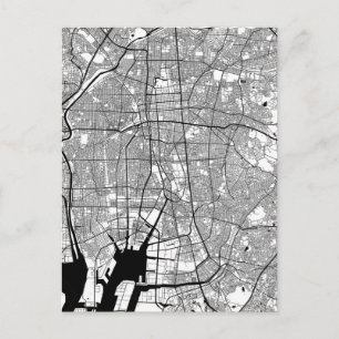 Cartão Postal Mapa de Nagoya Japão