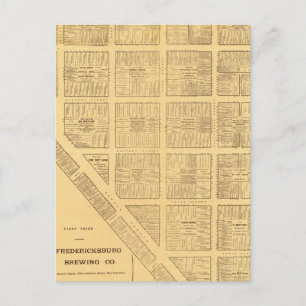 Cartão Postal Mapa de negócios de São Francisco