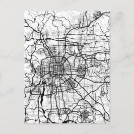 Cartão Postal Mapa de Pequim China