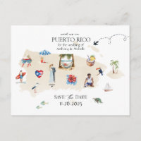 Mapa de Porto Rico Casamento de Destino Salve a Da