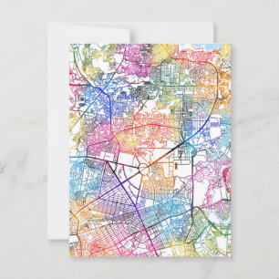 Cartão Postal Mapa de Quezon City Filipinas