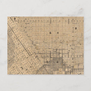 Cartão Postal Mapa de São Francisco