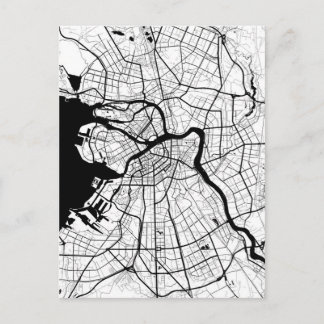 Cartão Postal Mapa de São Petersburgo Rússia