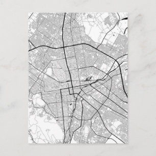 Cartão Postal Mapa de Sapporo Japão
