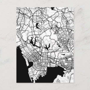 Cartão Postal Mapa de Shenzhen China