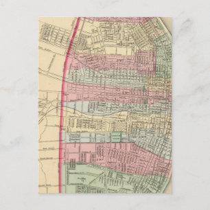 Cartão Postal Mapa de St Louis por Mitchell