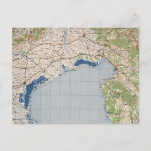 Cartão Postal Mapa de Veneza, Itália