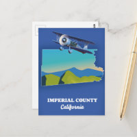 Mapa de viagem do Condado Imperial Califórnia