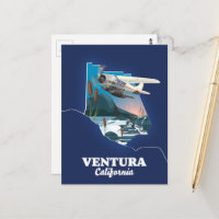 mapa de viagem Ventura Califórnia