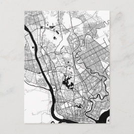 Cartão Postal Mapa de Yangon Myanmar
