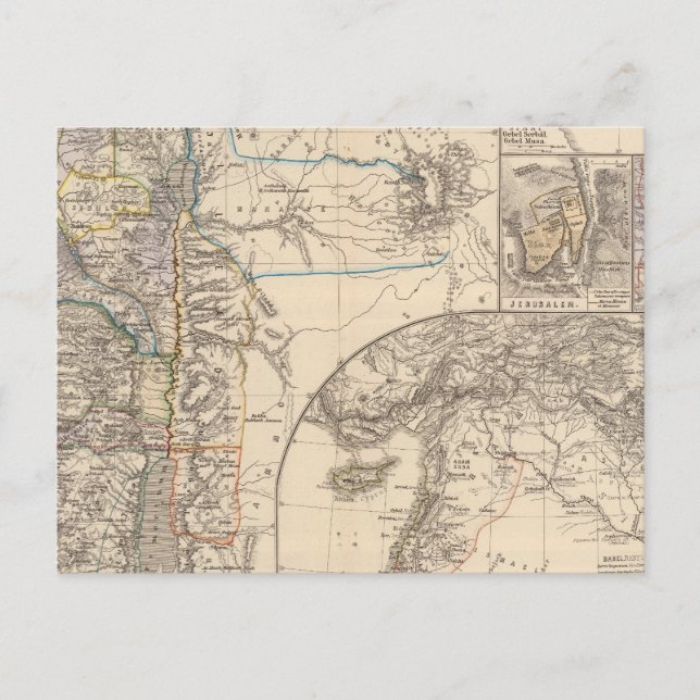 Cartão Postal Mapa do Canadá (Frente)