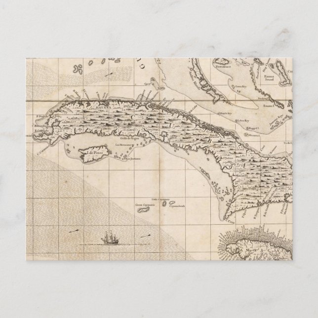 Cartão Postal Mapa do Império Britânico na América 14 (Frente)