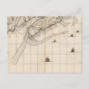 Cartão Postal Mapa do Império Britânico na América 7