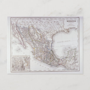 Cartão Postal Mapa do México 2
