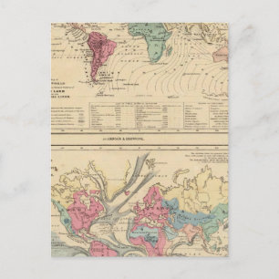 Cartão Postal Mapa do Mundo