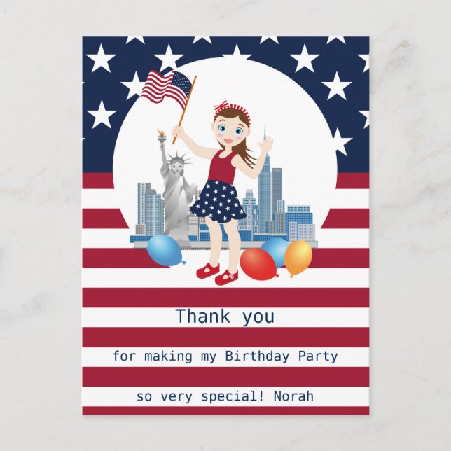 Cartão Postal Mapa do Tesouro da Menina Pirata Diversão Festa de (Frente)