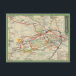 Cartão Postal Mapa dos Caminhos de Ferro Subterrâneos de Londres<br><div class="desc">"Caminhos de ferro subterrâneos de Londres. George Philip & Son Ltd.". Mapa a cores do sistema ferroviário londrino a partir de 1912, por George Philip & Son Ltd. e London Underground Railways. Mostrando as rotas do Subsolo, estações e outros caminhos de ferro. Inclui referência. 11615002, jp2</div>