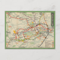 Mapa dos Caminhos de Ferro Subterrâneos de Londres
