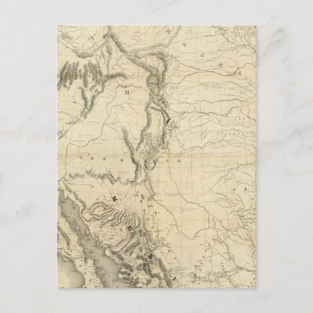 Cartão Postal Mapa Dos Estados Unidos 2 (Frente)