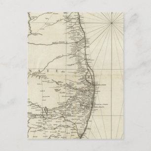 Cartão Postal Mapa geográfico da Índia