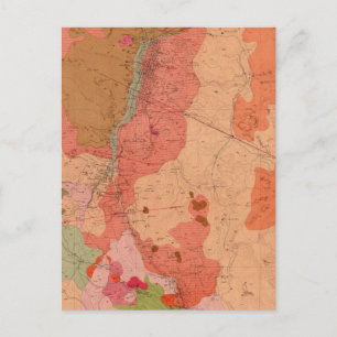 Cartão Postal Mapa Geológico do Distrito de Washoe