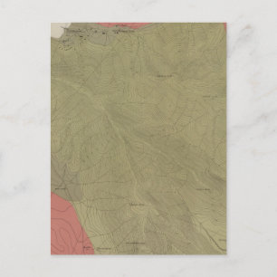 Cartão Postal Mapa Geológico do Distrito do Banco de Sulfur