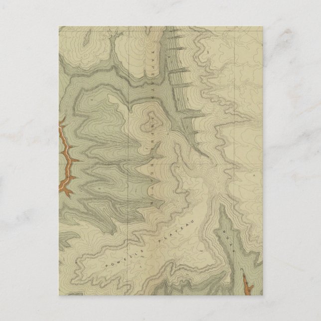 Cartão Postal Mapa Geológico Do Sul (Frente)