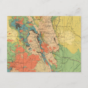 Cartão Postal Mapa Geológico Geral do Colorado