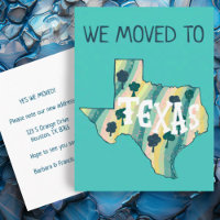 Mapa Ilustrado de Estado de TEXAS de Movimentação