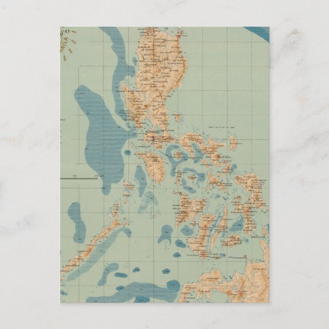 Cartão Postal Mapa n.o 4 orográfico (Frente)