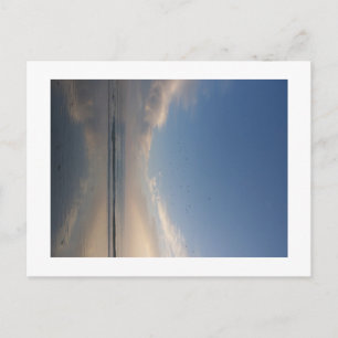 Cartão Postal mapa postal crepúsculo oceano