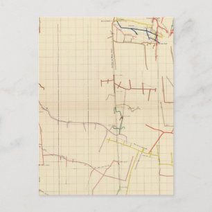 Cartão Postal Mapas Comstock de Minas Número V