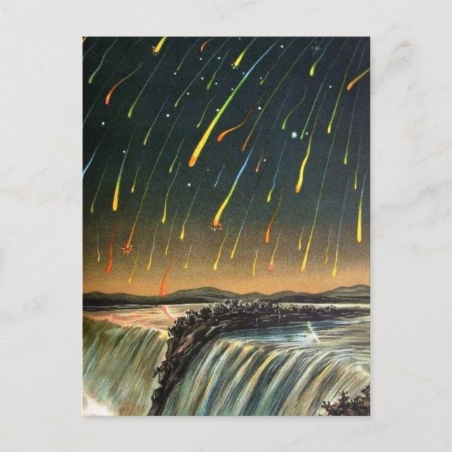 Cartão Postal Mapas e constelações Astronômicas Vintage (Frente)