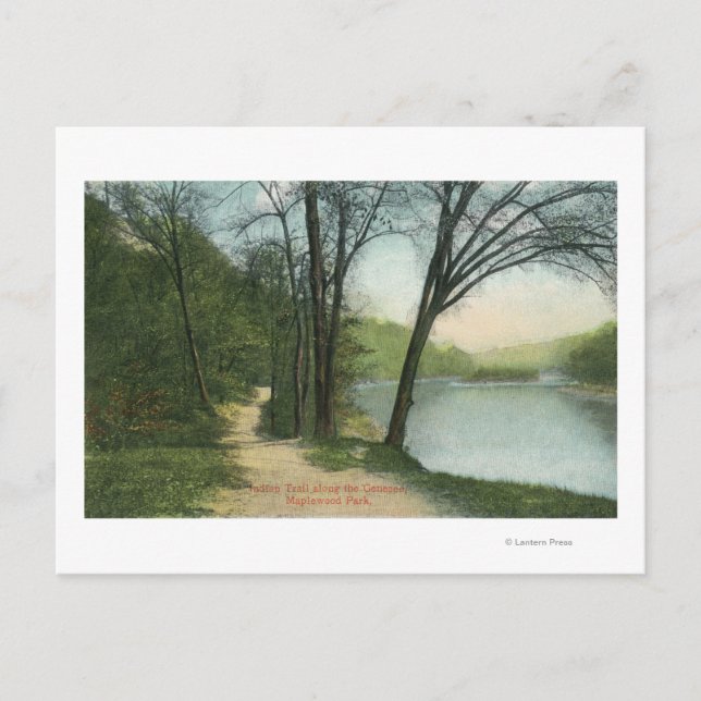Cartão Postal Maplewood Park Indian Trail (Frente)