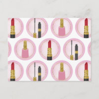 Maquiagem Cor-de-Rosa Cosméticos Padrão Cosmetolog