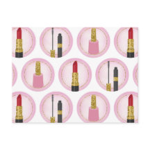 Maquiagem Cor-de-Rosa Cosméticos Padrão Cosmetolog