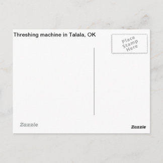 Cartão Postal Máquina de Limpeza em Talala, Cartão-postal OK