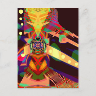 Cartão Postal Máquina de música