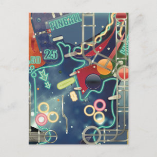 Cartão Postal Máquina Pinball de Las Vegas