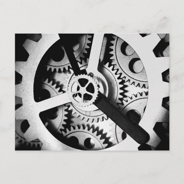 Cartão Postal Maquinismo de relojoaria (Frente)