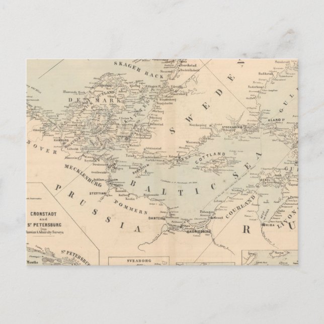 Cartão Postal Mar Báltico (Frente)