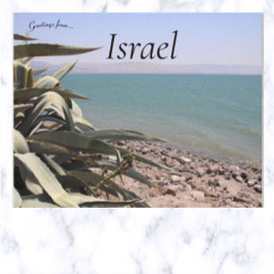 Cartão Postal Mar da Galileia Cafarnaum Israel